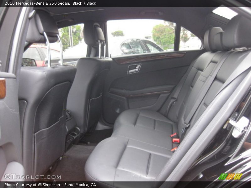 Black / Black 2010 Mercedes-Benz E 350 Sedan