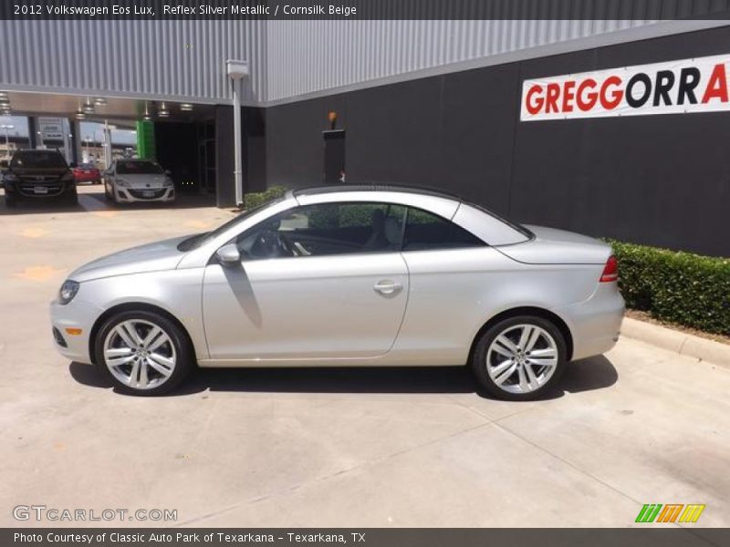 Reflex Silver Metallic / Cornsilk Beige 2012 Volkswagen Eos Lux
