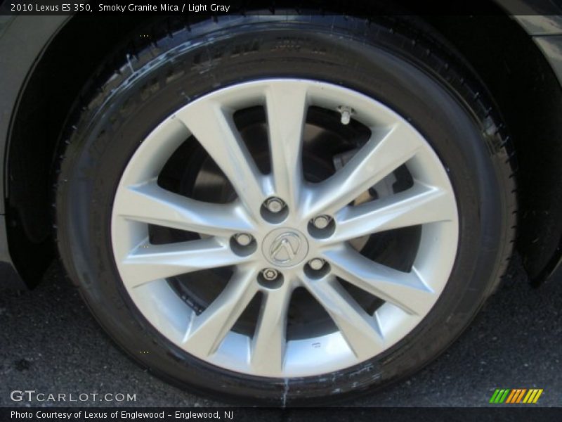Smoky Granite Mica / Light Gray 2010 Lexus ES 350