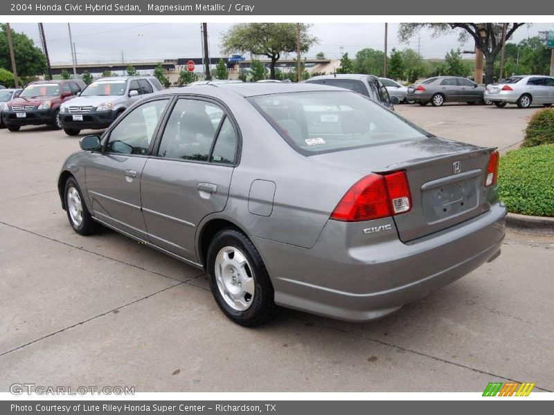 Magnesium Metallic / Gray 2004 Honda Civic Hybrid Sedan