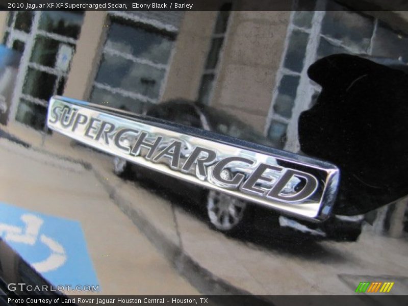 Ebony Black / Barley 2010 Jaguar XF XF Supercharged Sedan