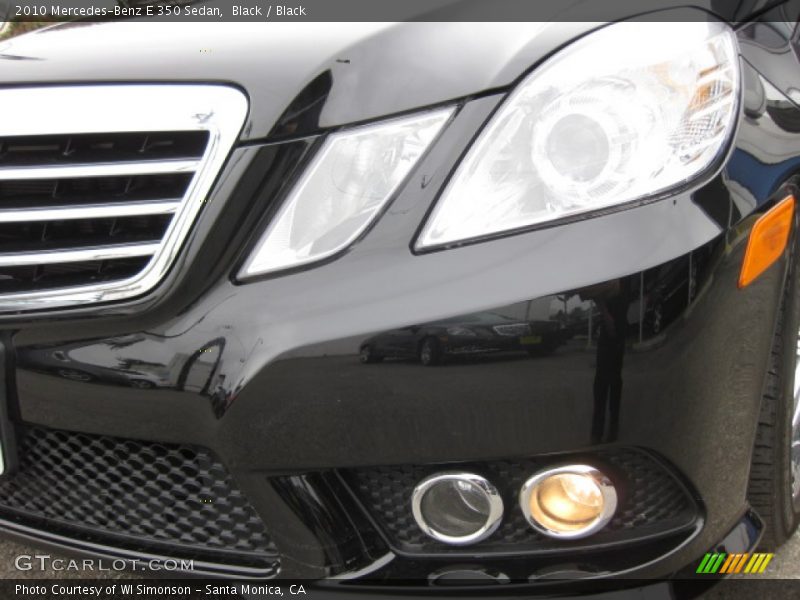 Black / Black 2010 Mercedes-Benz E 350 Sedan