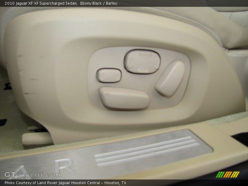 Ebony Black / Barley 2010 Jaguar XF XF Supercharged Sedan