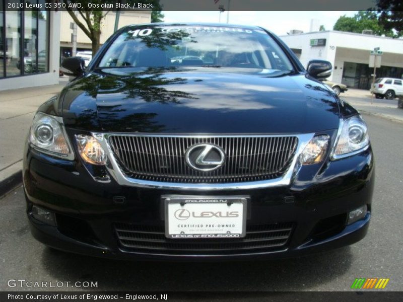Obsidian Black / Black 2010 Lexus GS 350 AWD