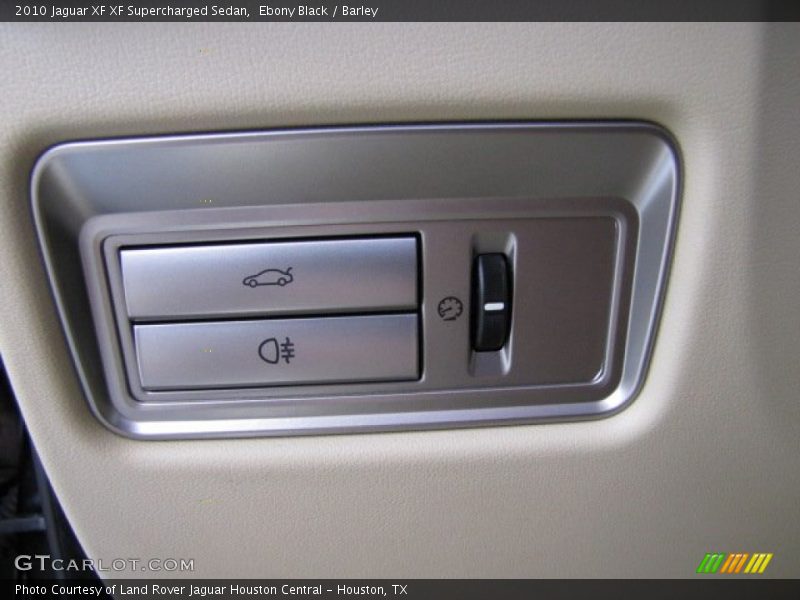 Ebony Black / Barley 2010 Jaguar XF XF Supercharged Sedan