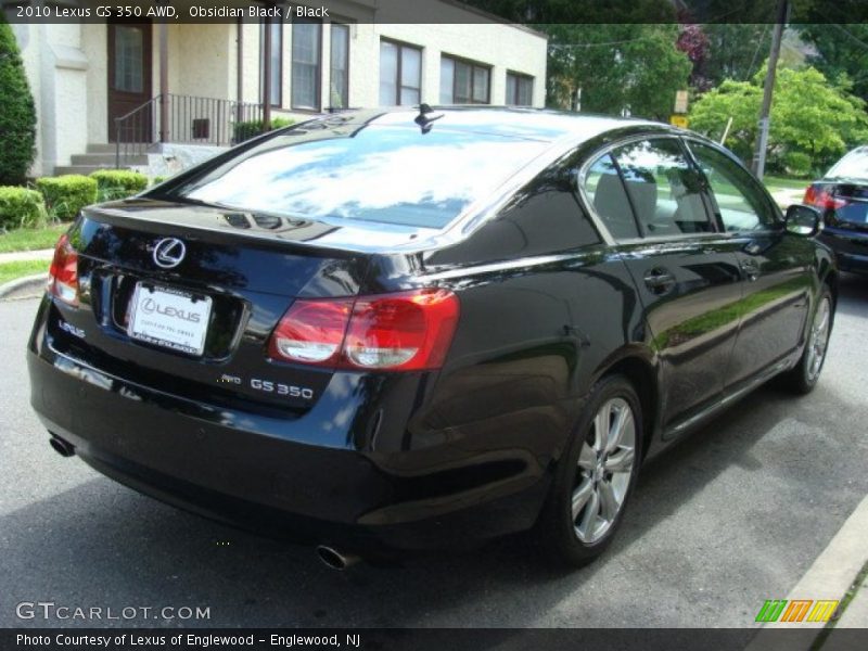 Obsidian Black / Black 2010 Lexus GS 350 AWD