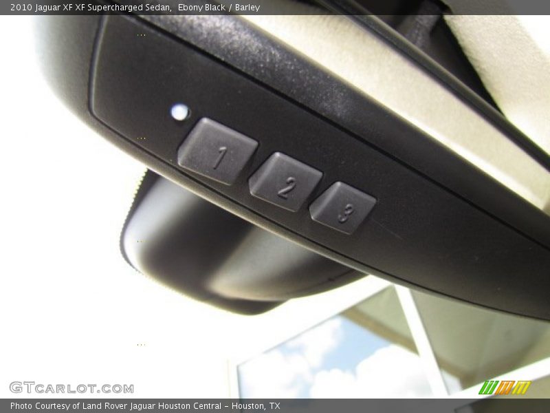 Ebony Black / Barley 2010 Jaguar XF XF Supercharged Sedan