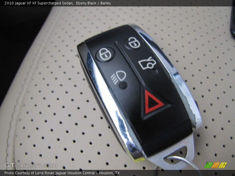 Ebony Black / Barley 2010 Jaguar XF XF Supercharged Sedan