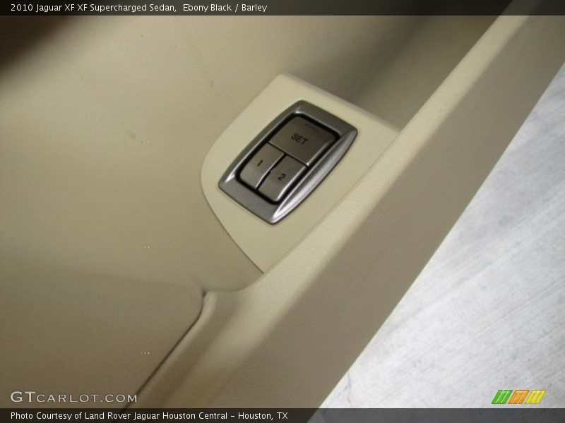 Ebony Black / Barley 2010 Jaguar XF XF Supercharged Sedan