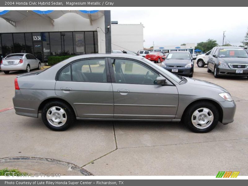 Magnesium Metallic / Gray 2004 Honda Civic Hybrid Sedan