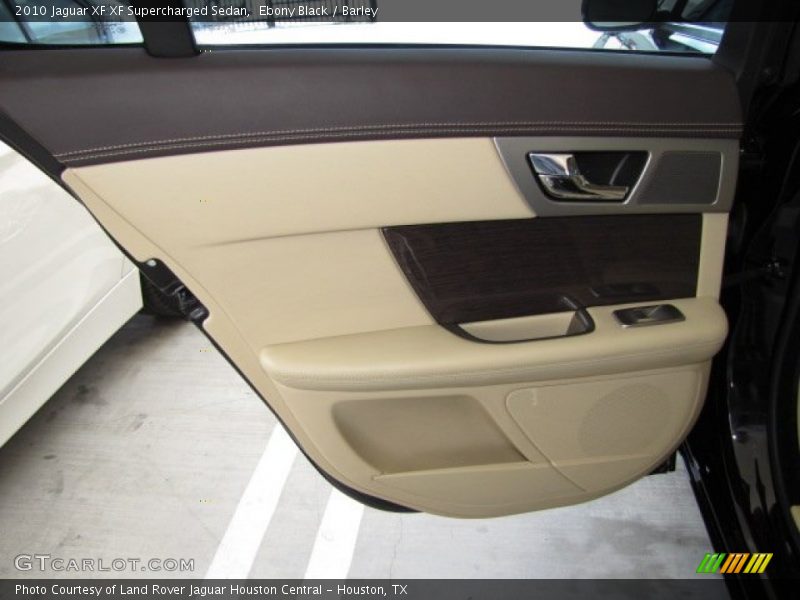 Ebony Black / Barley 2010 Jaguar XF XF Supercharged Sedan