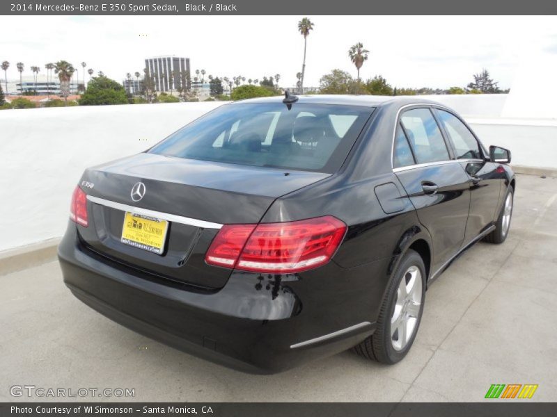 Black / Black 2014 Mercedes-Benz E 350 Sport Sedan