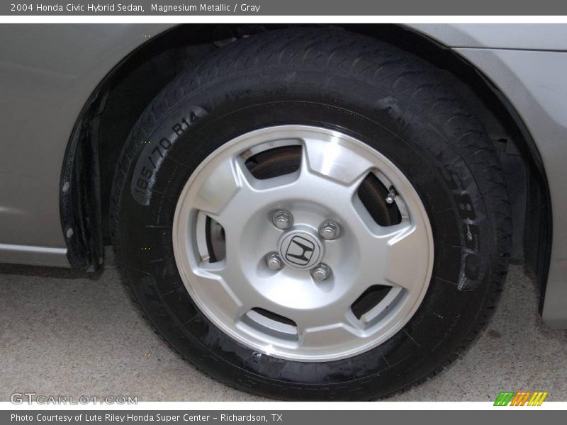 Magnesium Metallic / Gray 2004 Honda Civic Hybrid Sedan