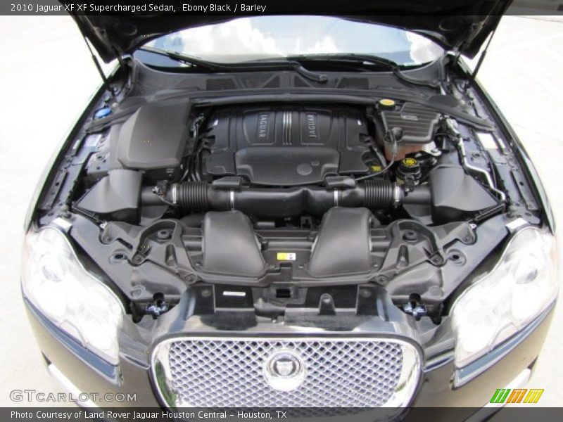 Ebony Black / Barley 2010 Jaguar XF XF Supercharged Sedan