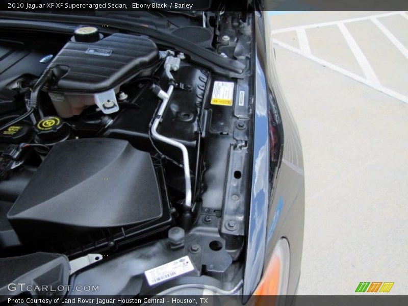 Ebony Black / Barley 2010 Jaguar XF XF Supercharged Sedan