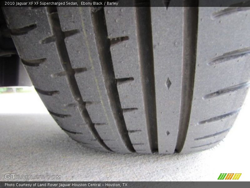 Ebony Black / Barley 2010 Jaguar XF XF Supercharged Sedan