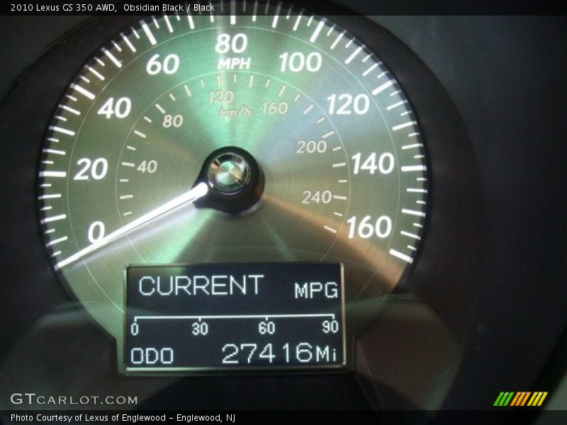 Obsidian Black / Black 2010 Lexus GS 350 AWD