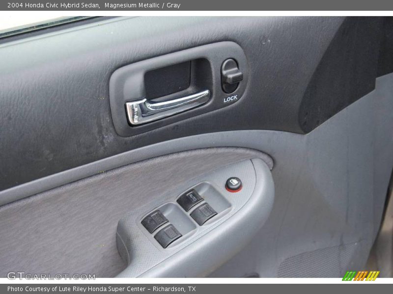 Magnesium Metallic / Gray 2004 Honda Civic Hybrid Sedan