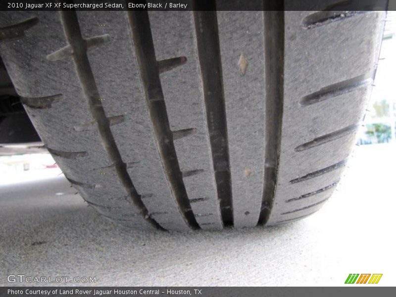 Ebony Black / Barley 2010 Jaguar XF XF Supercharged Sedan