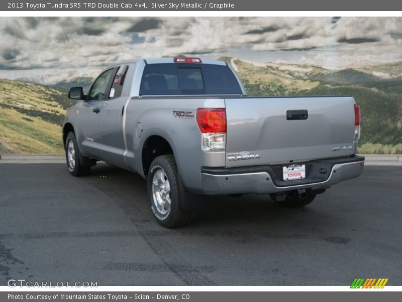 Silver Sky Metallic / Graphite 2013 Toyota Tundra SR5 TRD Double Cab 4x4
