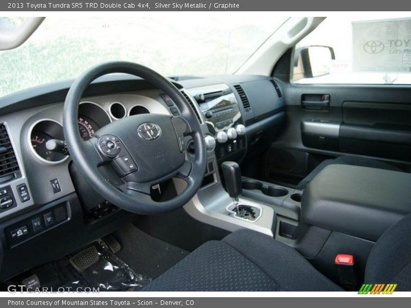 Silver Sky Metallic / Graphite 2013 Toyota Tundra SR5 TRD Double Cab 4x4