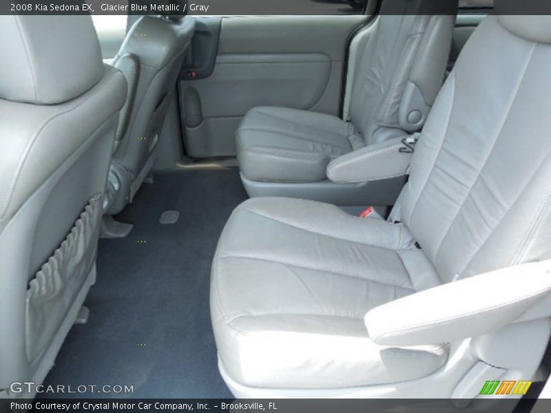 Glacier Blue Metallic / Gray 2008 Kia Sedona EX