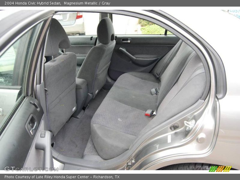 Magnesium Metallic / Gray 2004 Honda Civic Hybrid Sedan