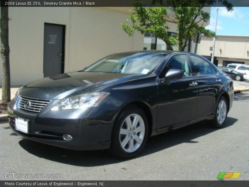 Smokey Granite Mica / Black 2009 Lexus ES 350