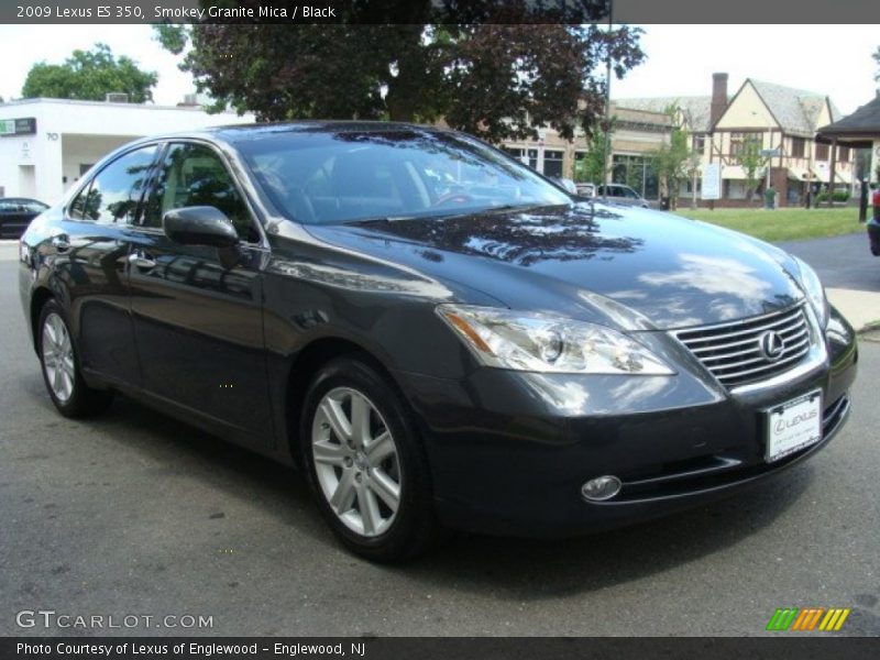 Smokey Granite Mica / Black 2009 Lexus ES 350