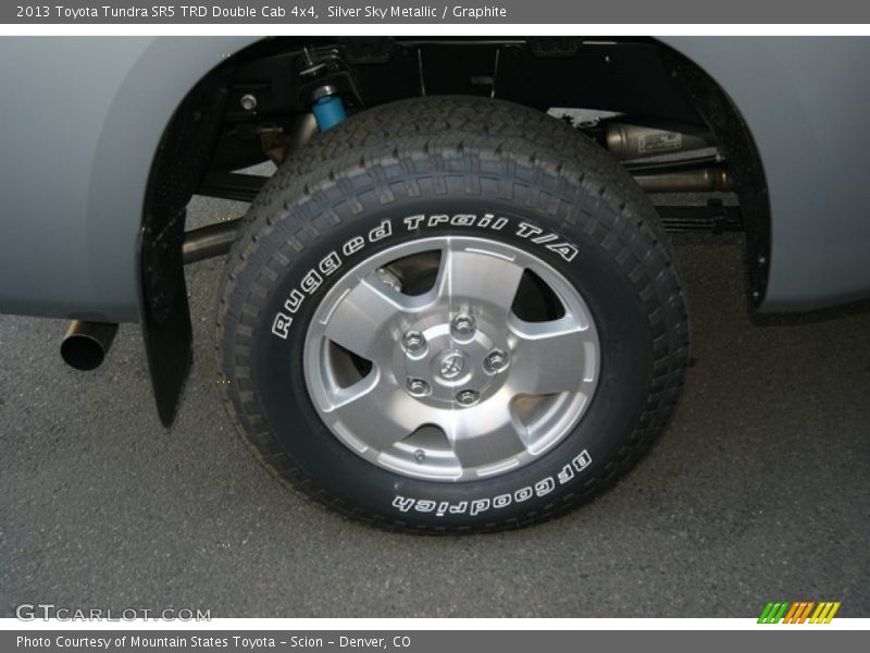 Silver Sky Metallic / Graphite 2013 Toyota Tundra SR5 TRD Double Cab 4x4
