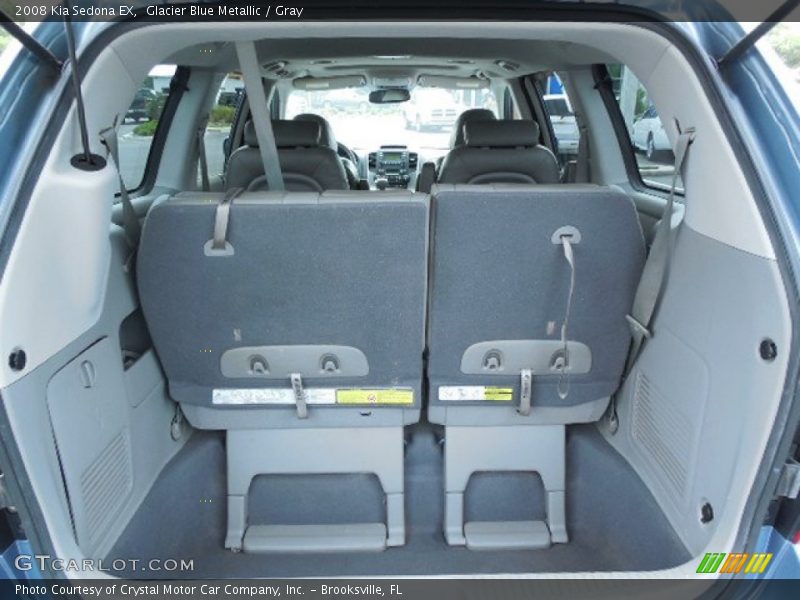 Glacier Blue Metallic / Gray 2008 Kia Sedona EX
