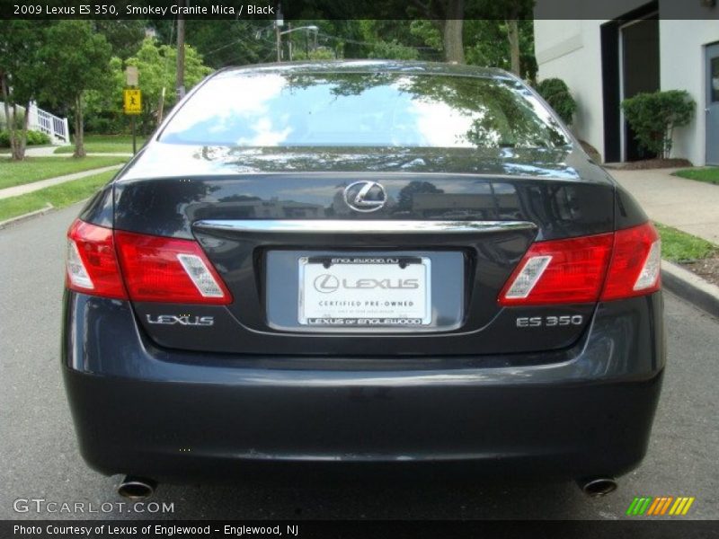 Smokey Granite Mica / Black 2009 Lexus ES 350