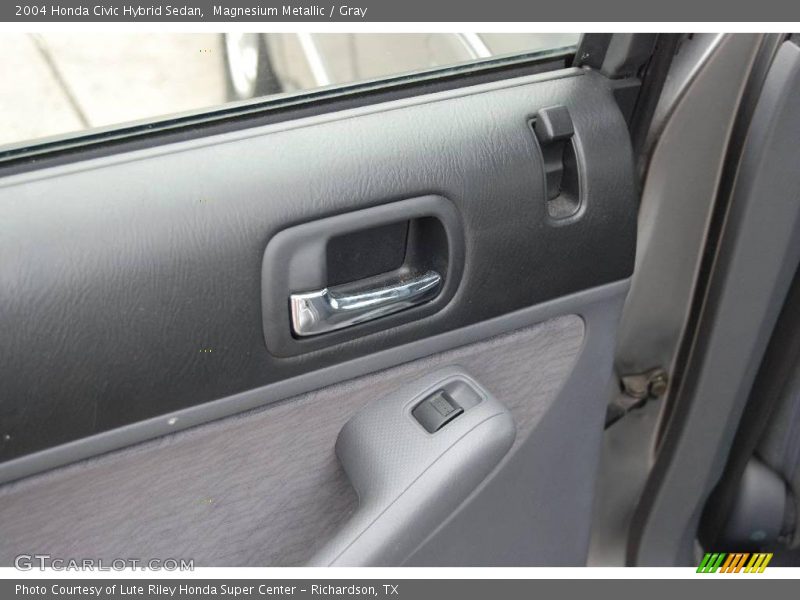 Magnesium Metallic / Gray 2004 Honda Civic Hybrid Sedan