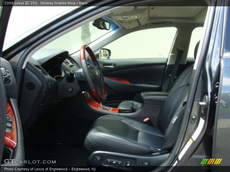 Smokey Granite Mica / Black 2009 Lexus ES 350