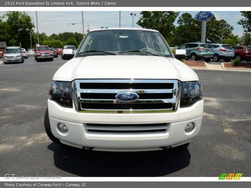 Oxford White / Camel 2013 Ford Expedition EL Limited 4x4