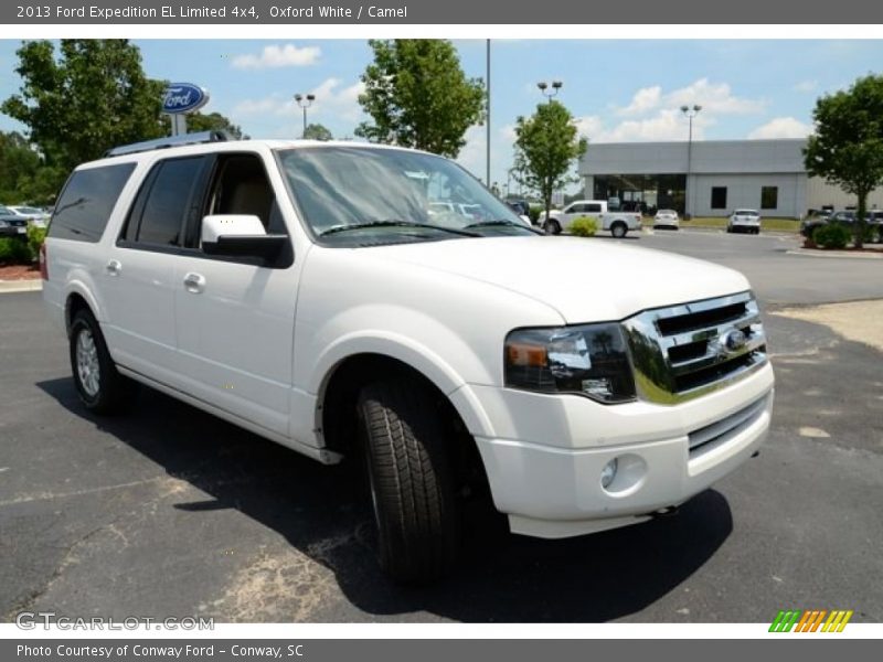 Oxford White / Camel 2013 Ford Expedition EL Limited 4x4