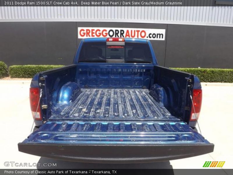 Deep Water Blue Pearl / Dark Slate Gray/Medium Graystone 2011 Dodge Ram 1500 SLT Crew Cab 4x4