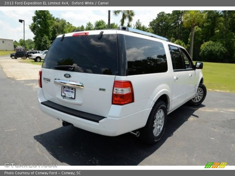 Oxford White / Camel 2013 Ford Expedition EL Limited 4x4