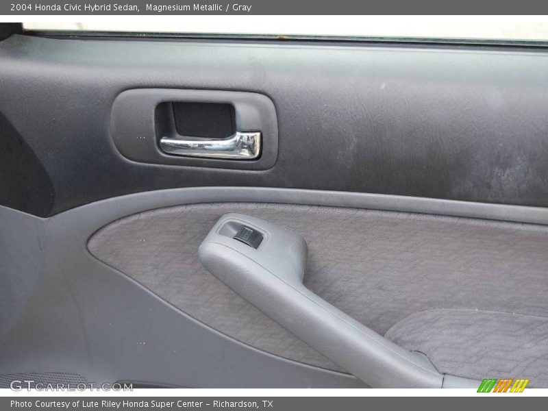 Magnesium Metallic / Gray 2004 Honda Civic Hybrid Sedan