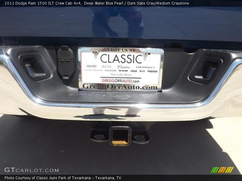 Deep Water Blue Pearl / Dark Slate Gray/Medium Graystone 2011 Dodge Ram 1500 SLT Crew Cab 4x4