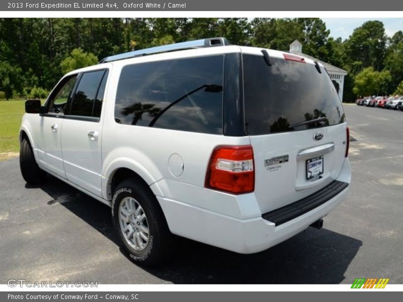 Oxford White / Camel 2013 Ford Expedition EL Limited 4x4