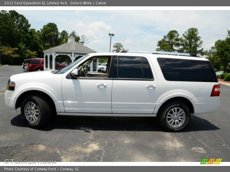 Oxford White / Camel 2013 Ford Expedition EL Limited 4x4