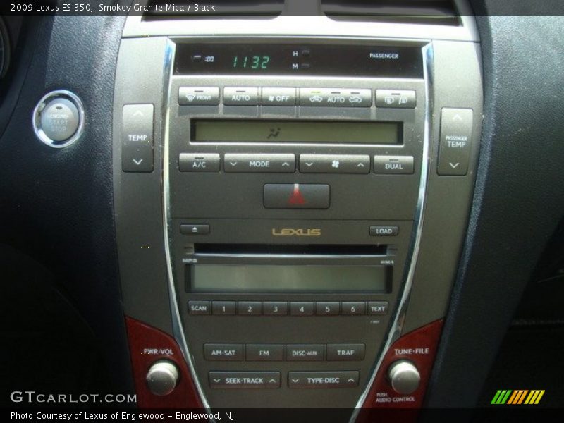 Smokey Granite Mica / Black 2009 Lexus ES 350