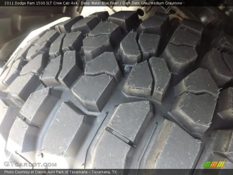 Deep Water Blue Pearl / Dark Slate Gray/Medium Graystone 2011 Dodge Ram 1500 SLT Crew Cab 4x4