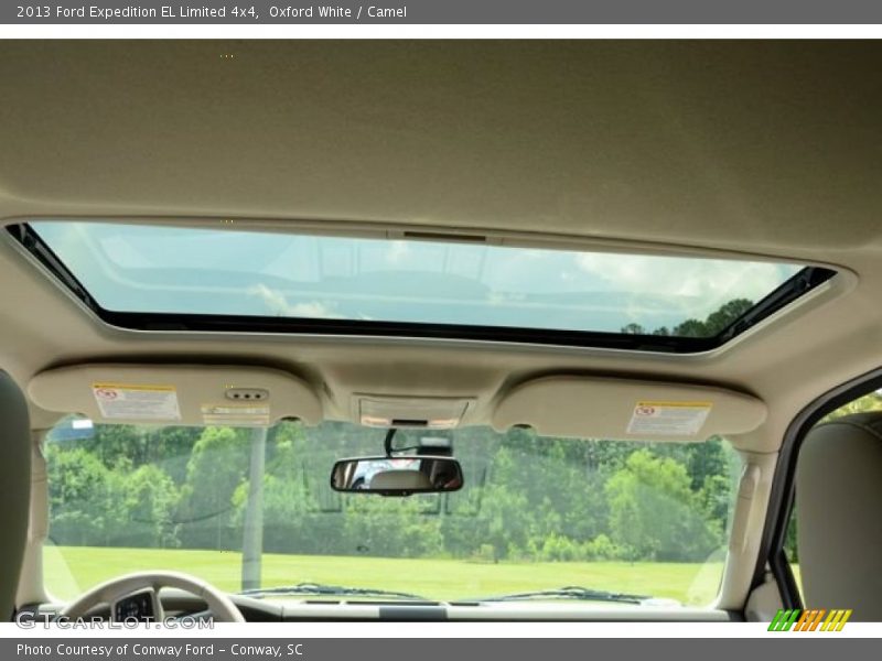 Oxford White / Camel 2013 Ford Expedition EL Limited 4x4