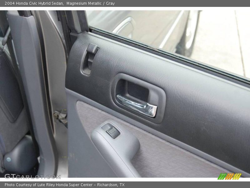 Magnesium Metallic / Gray 2004 Honda Civic Hybrid Sedan