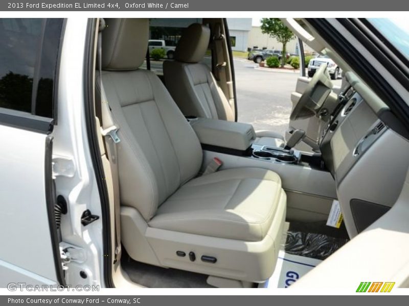 Oxford White / Camel 2013 Ford Expedition EL Limited 4x4