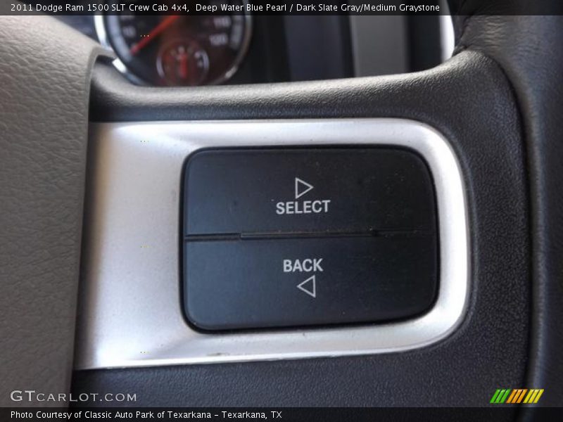 Deep Water Blue Pearl / Dark Slate Gray/Medium Graystone 2011 Dodge Ram 1500 SLT Crew Cab 4x4