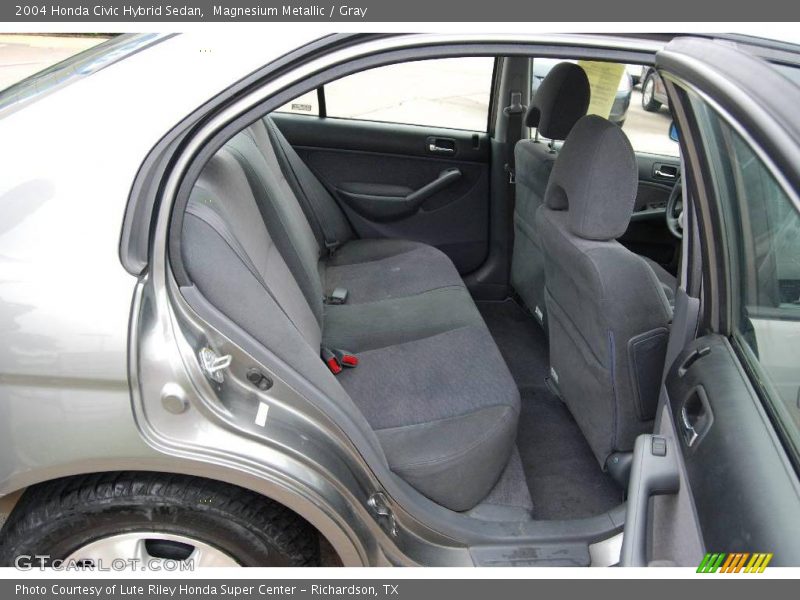 Magnesium Metallic / Gray 2004 Honda Civic Hybrid Sedan
