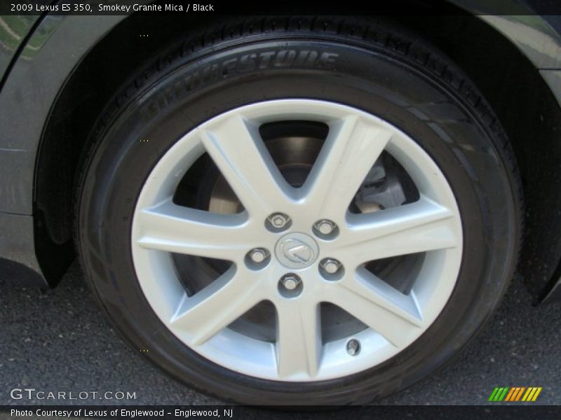 Smokey Granite Mica / Black 2009 Lexus ES 350